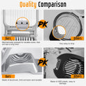 Egg Slicer for Hard Boiled Eggs, Stainless Steel Wire, Heavy Duty Aluminium Egg Cutter Dishwasher Safe for Egg Strawberry Soft Fruit