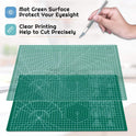 anezus Self Healing Sewing Mat, 12inch x 18inch Rotary Cutting Mat Double Sided 5-Ply Craft Cutting Board for Sewing Crafts Hobby Fabric Precision Scrapbooking Project