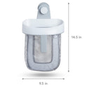 Munchkin Super Scoop™ Hanging Bath Toy Storage with Quick Drying Mesh, Grey