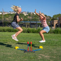 Stomp Rocket Original Dueling Rocket Launcher for Kids, 8 Rockets - Fun Backyard & Outdoor Kids Toys Gifts for Boys & Girls -Toy Foam Blaster Set Soars 200ft - Multi-Player Launcher Stand