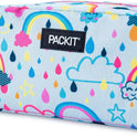 PackIt Freezable Snack Box, Rainbow Sky, Built with ECOFREEZE Technology, Collapsible, Reusable, Zip Closure with Buckle Handle, Great for All Ages and Fresh Snacks on the go