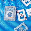 Hoyle Waterproof Playing Cards, Clear Plastic Deck of Cards for Outdoor Card Games, Camping, Beach, Pool & Travel Games (1 Deck)