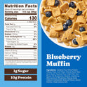 Catalina Crunch Protein Cereal - Breakfast Cereal with 10g of Protein, No Added Sugar - Gluten Free, Keto Friendly - Blueberry Muffin - 8 oz. Bag (Pack of 1)