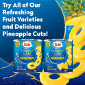 Dole Canned Fruit, Tropical Gold Pineapple Chunks in 100% Pineapple Juice, Gluten Free, Pantry Staples, No Sugar Added, 15.25 Oz, 12 Count