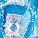Hoyle Waterproof Playing Cards, Clear Plastic Deck of Cards for Outdoor Card Games, Camping, Beach, Pool & Travel Games (1 Deck)