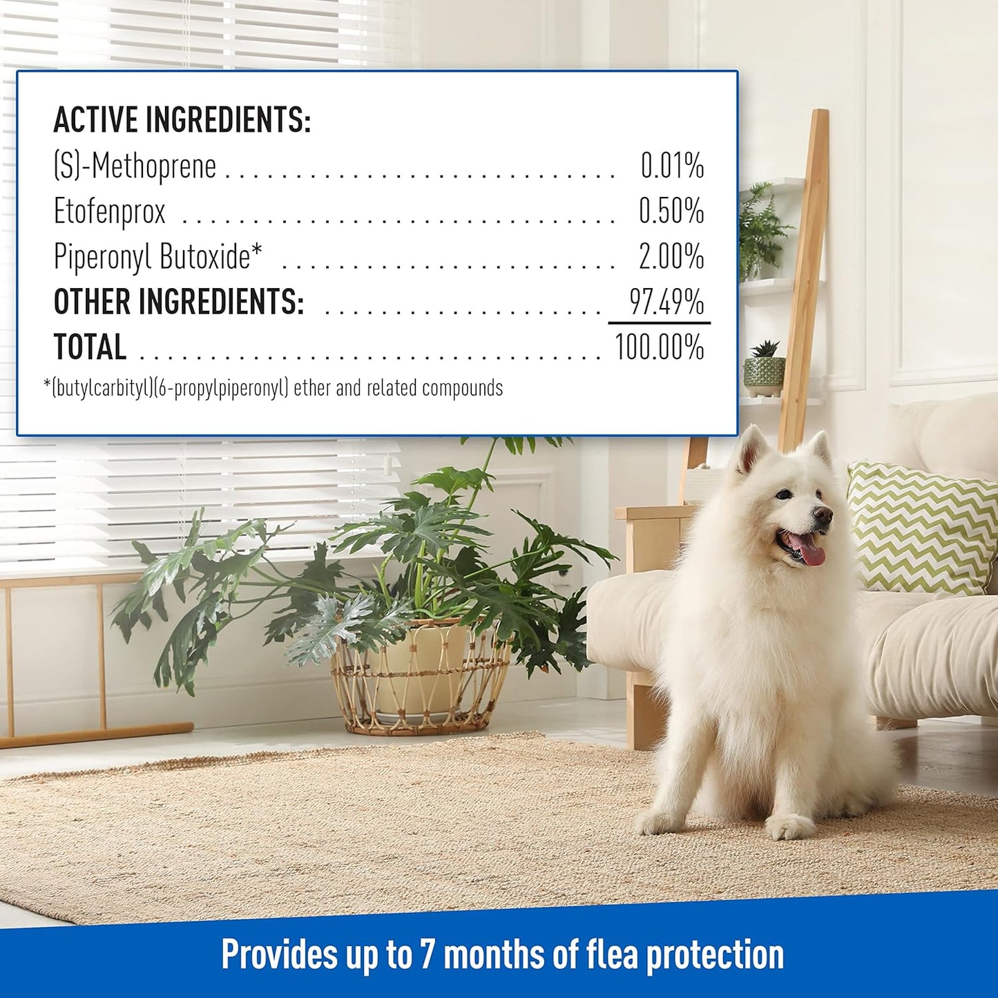 ADAMS Flea & Tick Home Spray, Kills Fleas, Flea Eggs, Flea Larvae, Bed Bugs, Ticks, Ants (Except Carpenter, Harvester, Pharaoh & Fire Ants), Cockroaches, Spiders, & Mosquitoes In The Home, 24 Fl Oz
