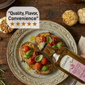 Colavita Roasted Garlic Extra Virgin Olive Oil, 32 Fl Oz – Cold Pressed EVOO Infused with Natural Roasted Garlic Flavor for Cooking, Dressings, Marinades & Dipping