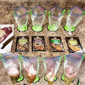 Ruibo Baggy Rack Holder For Food Prep/Ziplock Bag, Meal Planning/Plastic Freezer Bag Holders Stand, Green, Pack of 4 - 4 Pcs
