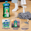 Mr. Clean All Purpose Cleaner, Floor Cleaner for Mopping Home, Bathroom, & Kitchen, Cleaning Liquid for Mop & Bucket, Cleaning Supplies, Multi-Surface Dilutable, Meadows & Rain, 41oz