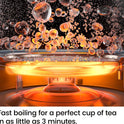 Chefman Electric Kettle, 1.8L 1500W, Hot Water Boiler, Removable Lid for Easy Cleaning, Auto Shut Off, Boil-Dry Protection, Stainless Steel Filter, BPA Free, Borosilicate Glass Electric Tea Kettle