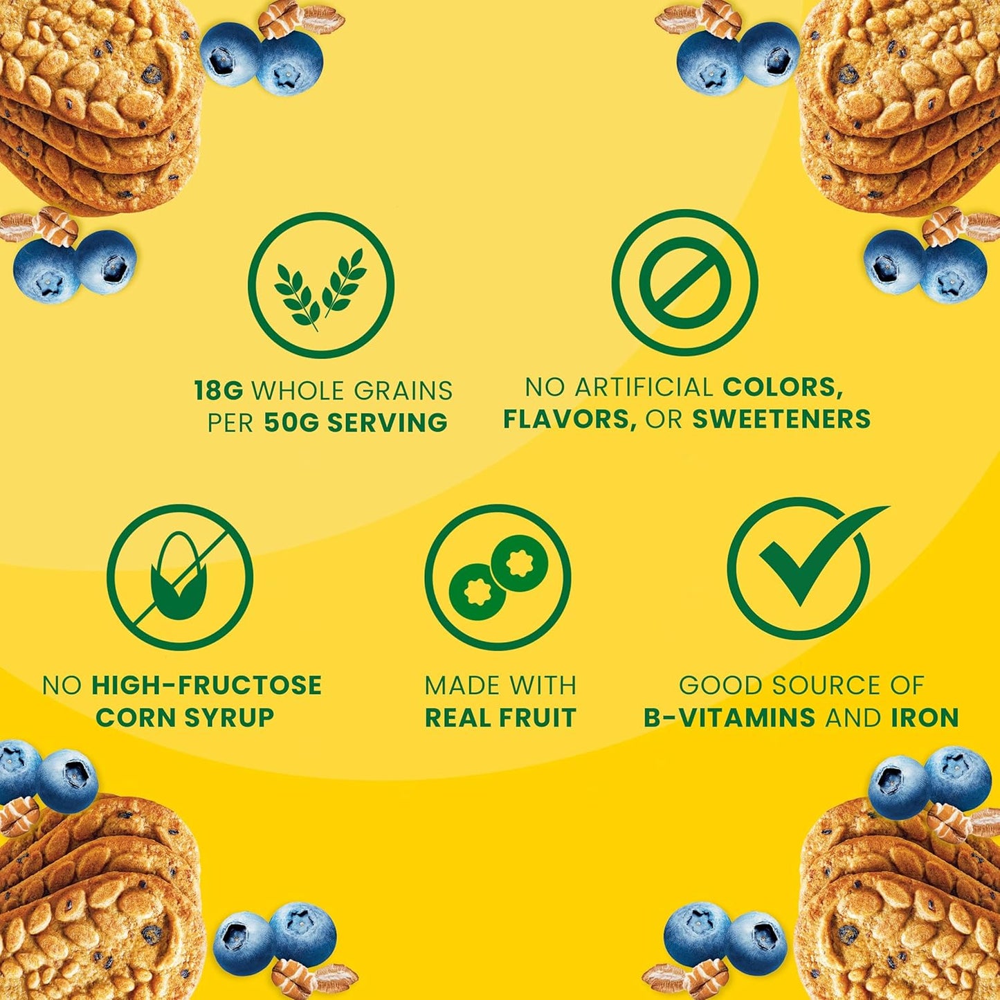 belVita Breakfast Bars Biscuits, Blueberry, Value Pack, 12 Packs (4 Biscuits Per Pack)