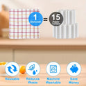 Patelai 12 Pcs Kitchen Dish Cloths for Washing Dishes Absorbent Dish Rags Cleaning Reusable Towels for Scrubbing Wipe Glass Xmas Home Household Supplies(Bright Color,13.8'' X 13.8'', 11.8 x 11.8'')
